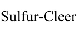 SULFUR-CLEER trademark