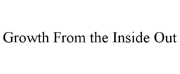GROWTH FROM THE INSIDE OUT trademark