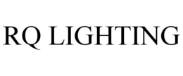 RQ LIGHTING trademark