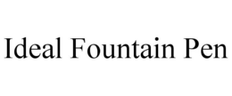IDEAL FOUNTAIN PEN trademark
