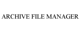 ARCHIVE FILE MANAGER trademark