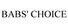 BABS' CHOICE trademark