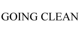 GOING CLEAN trademark