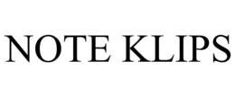 NOTE KLIPS trademark