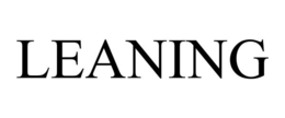 LEANING trademark