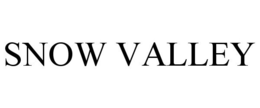 SNOW VALLEY trademark