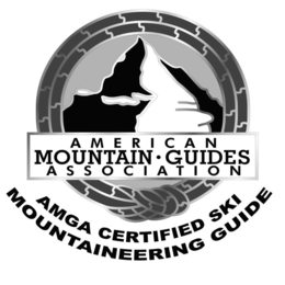 AMERICAN MOUNTAIN · GUIDES ASSOCIATION AMGA CERTIFIED SKI MOUNTAINEERING GUIDE trademark