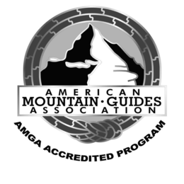 AMERICAN MOUNTAIN · GUIDES ASSOCIATION AMGA ACCREDITED PROGRAM trademark