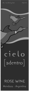 CIELO [ADENTRO] ROSE WINE MENDORA - ARGENTINA ALC 12.5% BY VOL. 750 ML trademark