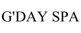 G'DAY SPA trademark