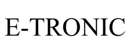 E-TRONIC trademark
