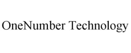 ONENUMBER TECHNOLOGY trademark