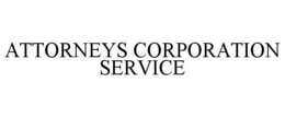 ATTORNEYS CORPORATION SERVICE trademark