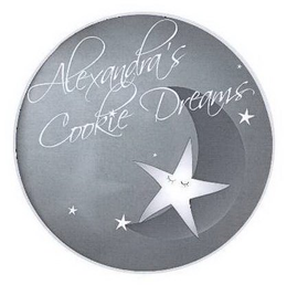 ALEXANDRA'S COOKIE DREAMS trademark