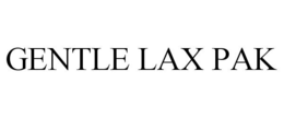 GENTLE LAX PAK trademark