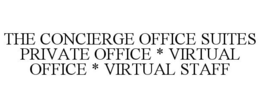 THE CONCIERGE OFFICE SUITES PRIVATE OFFICE * VIRTUAL OFFICE * VIRTUAL STAFF trademark