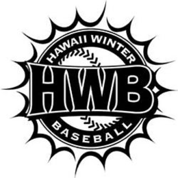 HWB HAWAII WINTER BASEBALL trademark