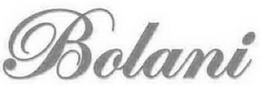 BOLANI trademark