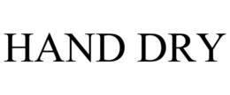 HAND DRY trademark