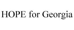 HOPE FOR GEORGIA trademark