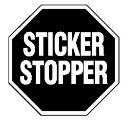 STICKER STOPPER trademark