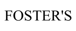 FOSTER'S trademark