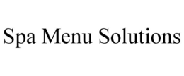 SPA MENU SOLUTIONS trademark