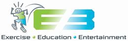 E3 EXERCISE · EDUCATION · ENTERTAINMENT trademark