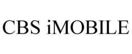CBS IMOBILE trademark