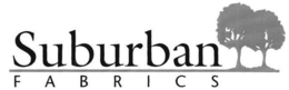 SUBURBAN FABRICS trademark