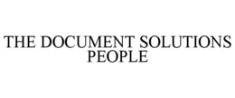 THE DOCUMENT SOLUTIONS PEOPLE trademark