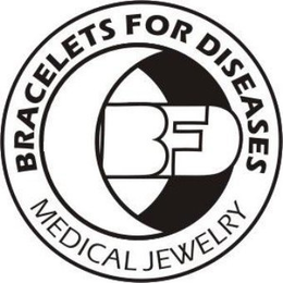 BFD BRACELETS FOR DISEASES MEDICAL JEWELRY trademark