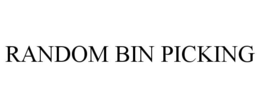 RANDOM BIN PICKING trademark