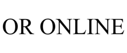 OR ONLINE trademark