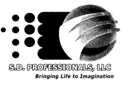 S.D. PROFESSIONALS, LLC BRINGING LIFE TO IMAGINATION trademark