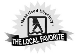 MOST USED DIRECTORY THE LOCAL FAVORITE trademark