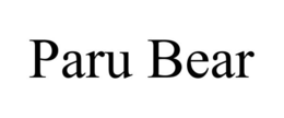 PARU BEAR trademark