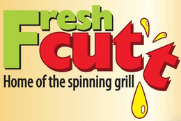FRESH CUTT HOME OF THE SPINNING GRILL trademark