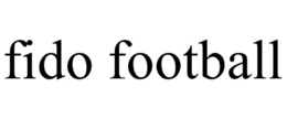 FIDO FOOTBALL trademark