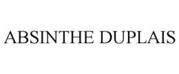 ABSINTHE DUPLAIS trademark