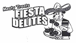 MEATY TREATS FIESTA DELITES trademark