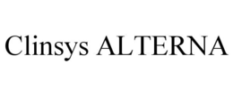 CLINSYS ALTERNA trademark