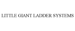 LITTLE GIANT LADDER SYSTEMS trademark