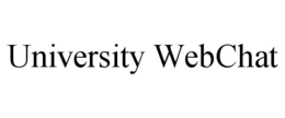 UNIVERSITY WEBCHAT trademark