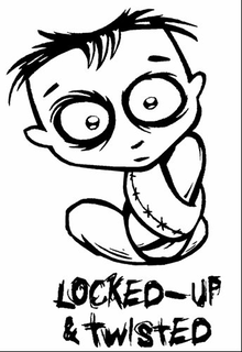 LOCKED-UP & TWISTED trademark