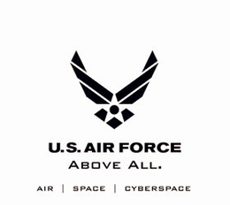 U.S. AIR FORCE ABOVE ALL. AIR SPACE CYBERSPACE trademark