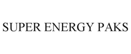 SUPER ENERGY PAKS trademark