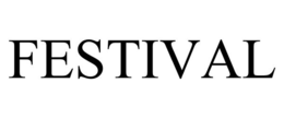 FESTIVAL trademark