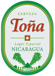 CERVEZA TOÑA LAGER ESPECIAL NICARAGUA trademark