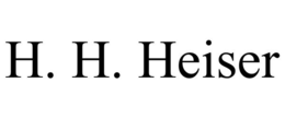H. H. HEISER trademark